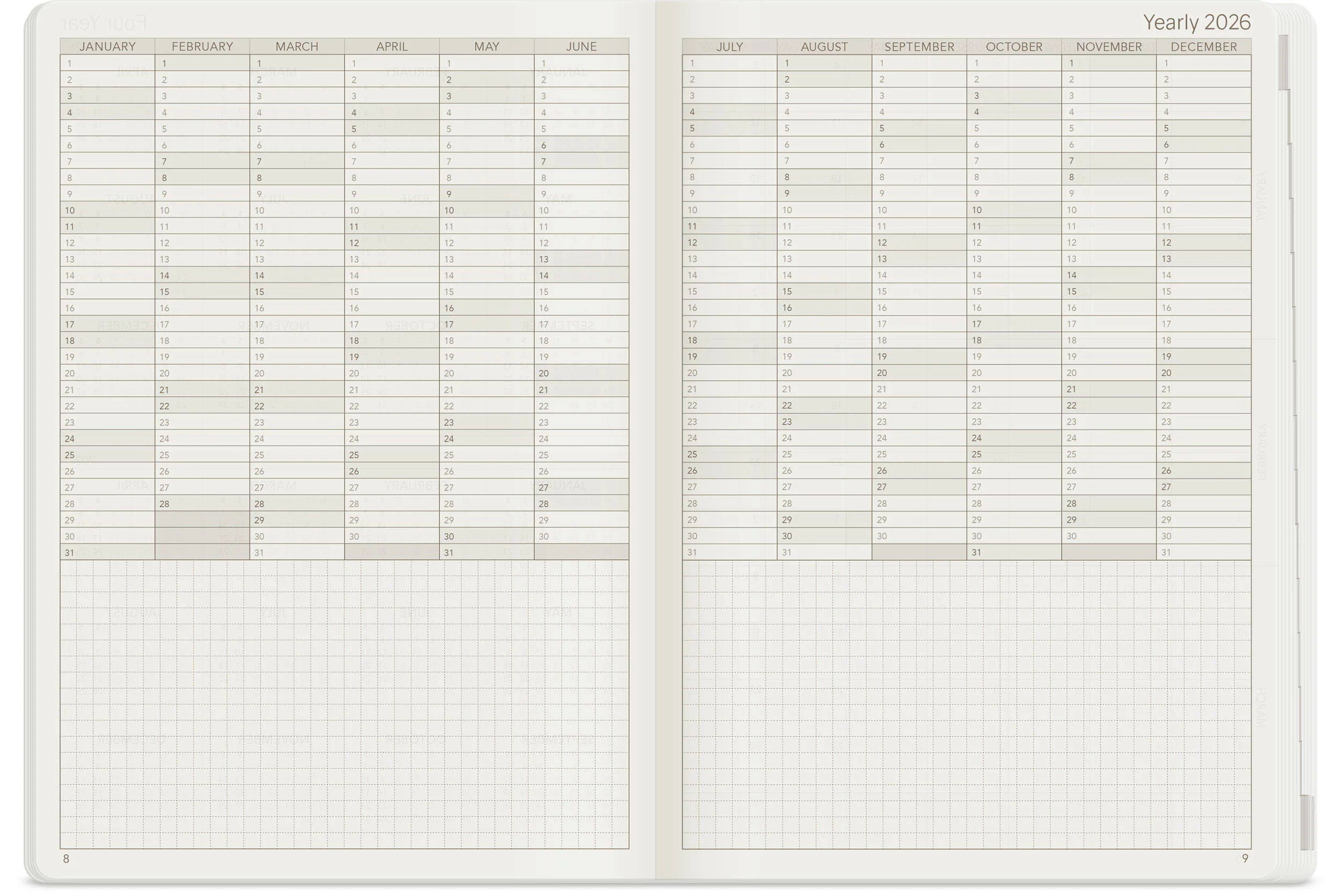 2026 A5 Weekly Planner | Core | Horizontal - Image 5