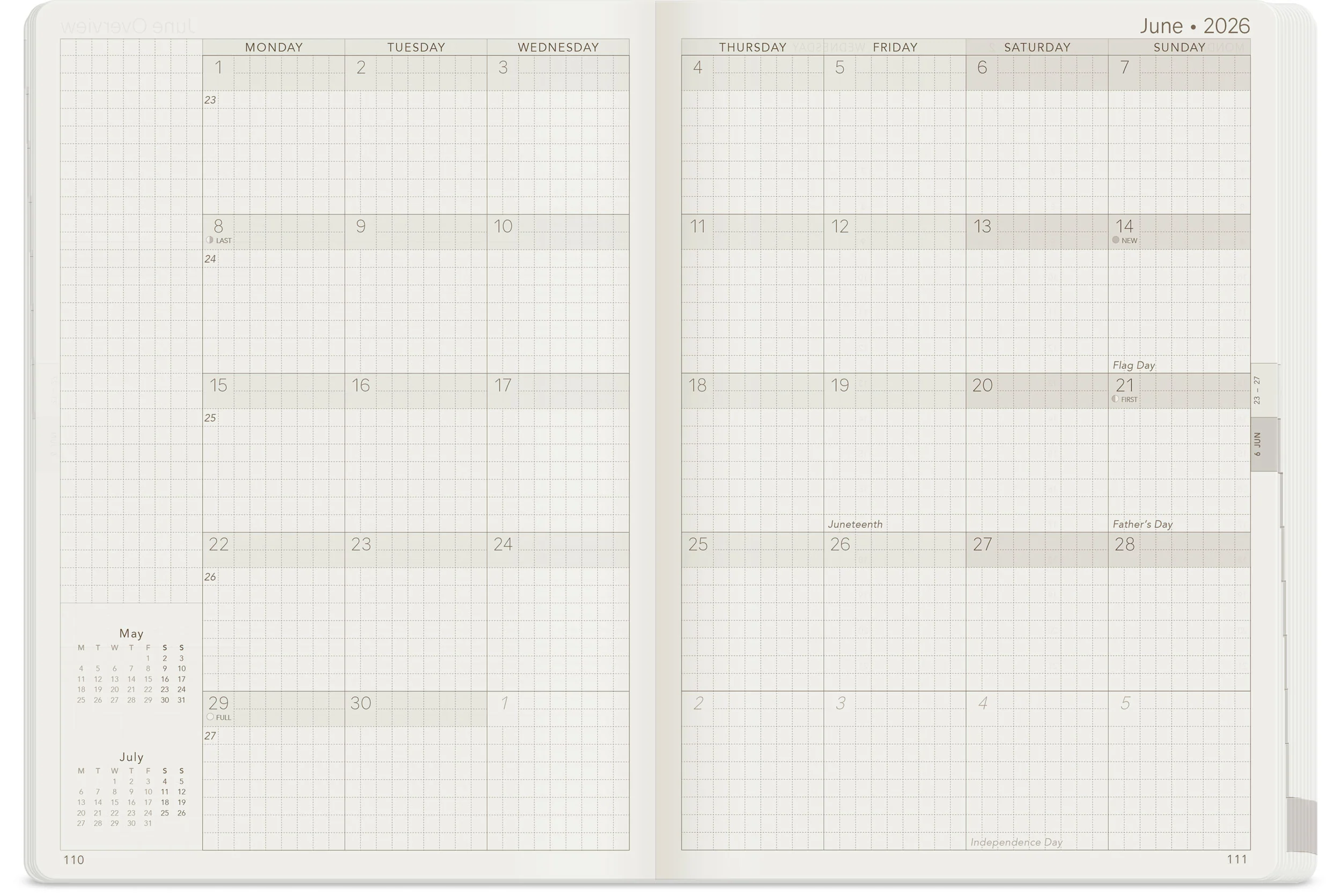 2026 A5 Weekly Planner | Core | Stacked Weekends - Image 10