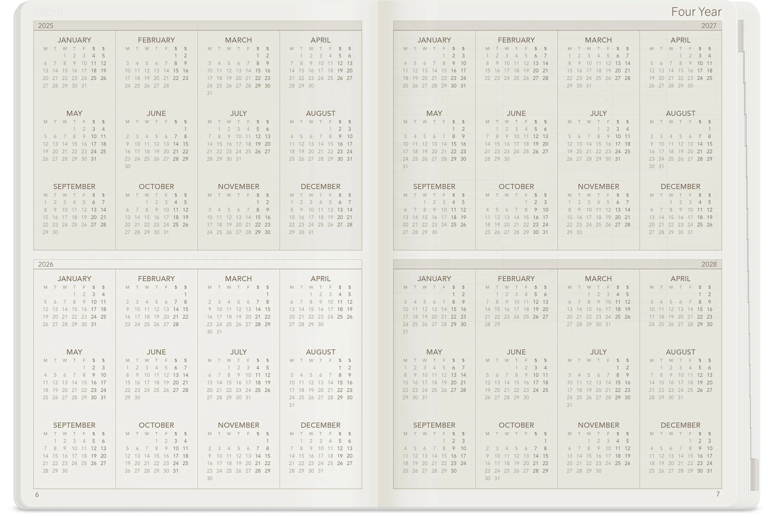 2026 A5 Weekly Planner | Core | Stacked Weekends - Image 5