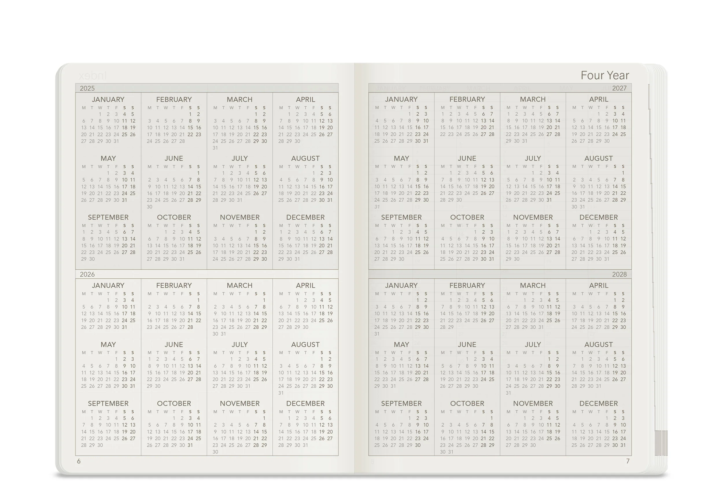 2026 B6 Weekly Planner | Core | Horizontal - Image 7