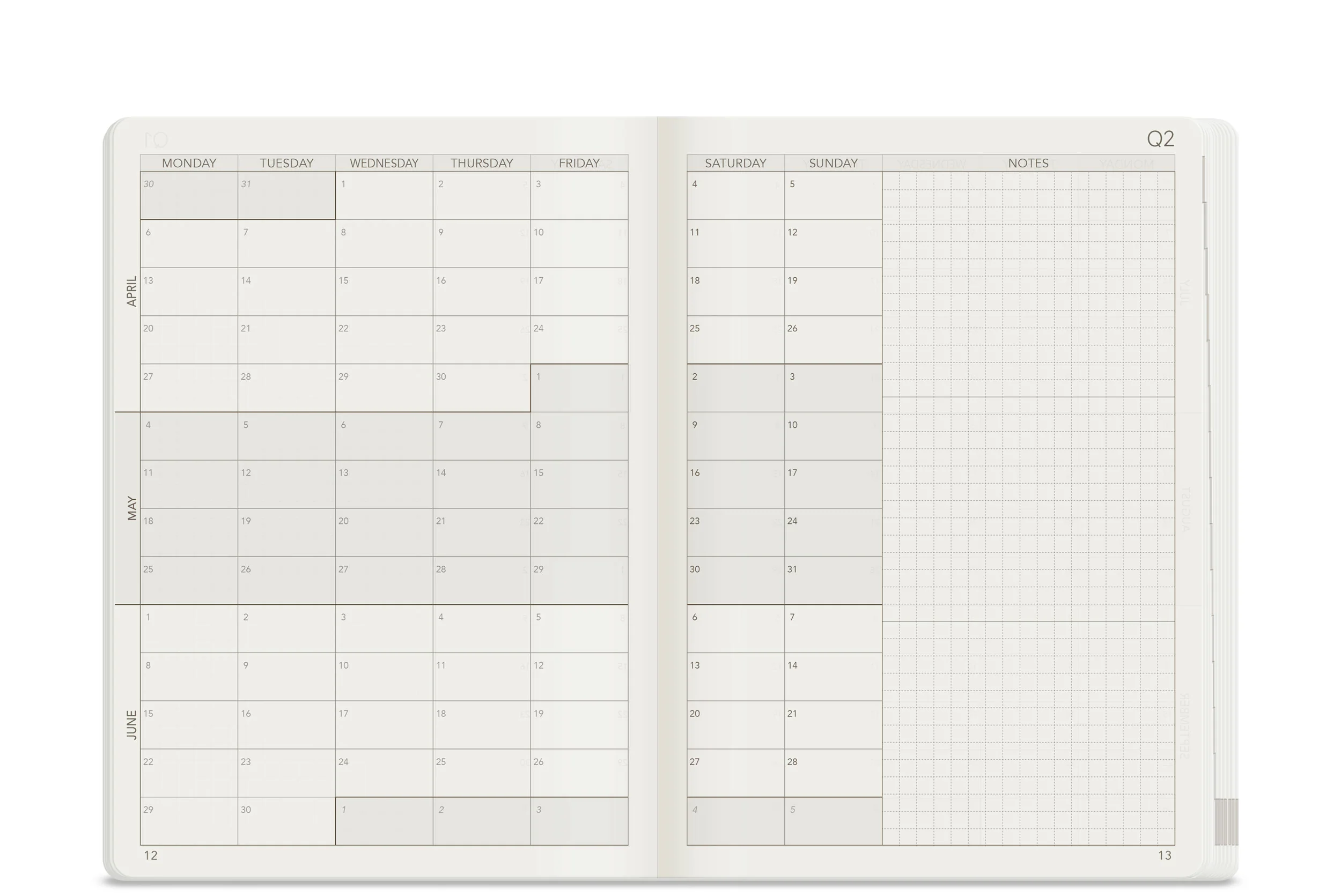 2026 B6 Weekly Planner | Core | Horizontal - Image 9