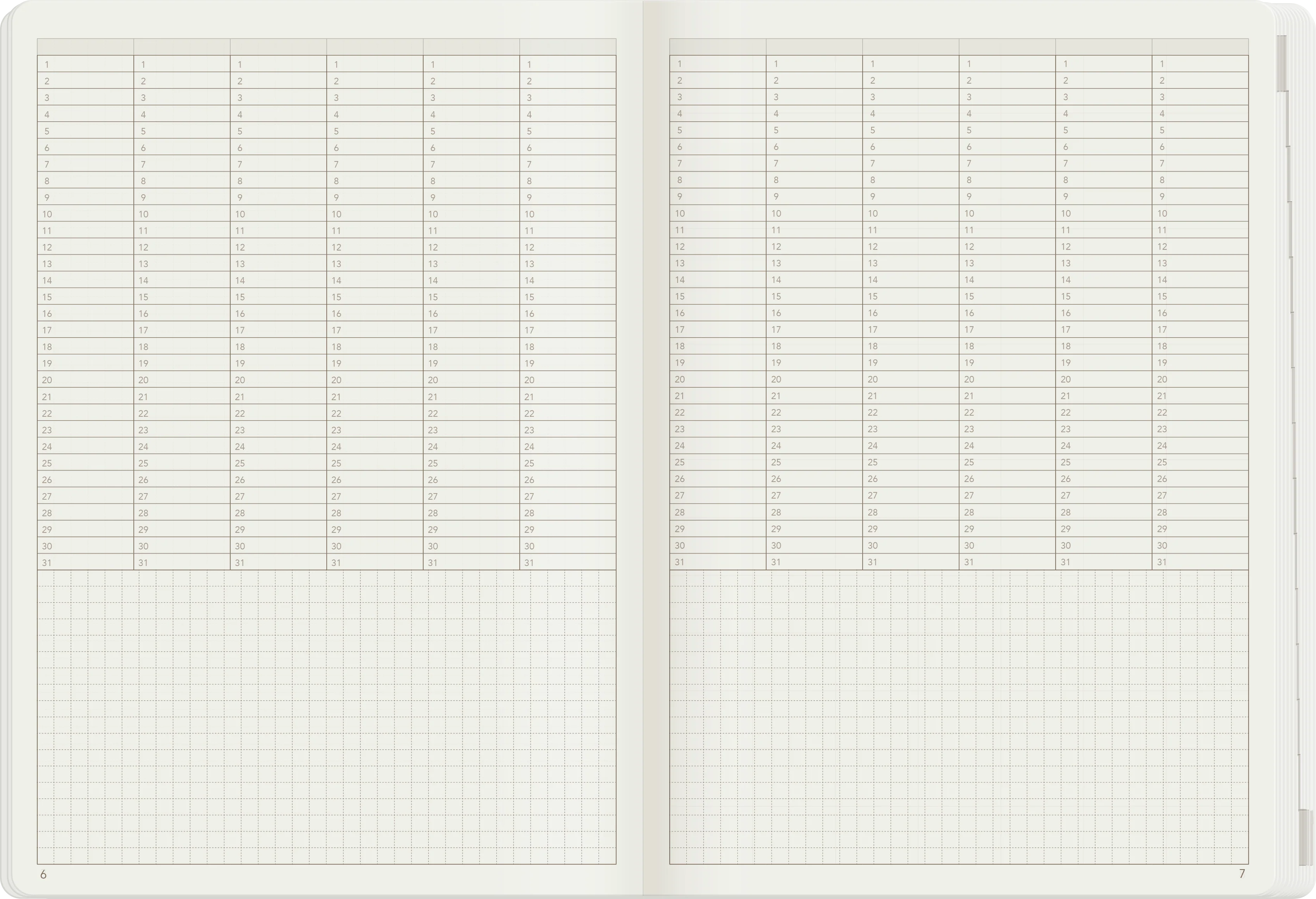 A5 Undated Weekly Planner v.3 | Core | Unstacked Weekends - Image 5