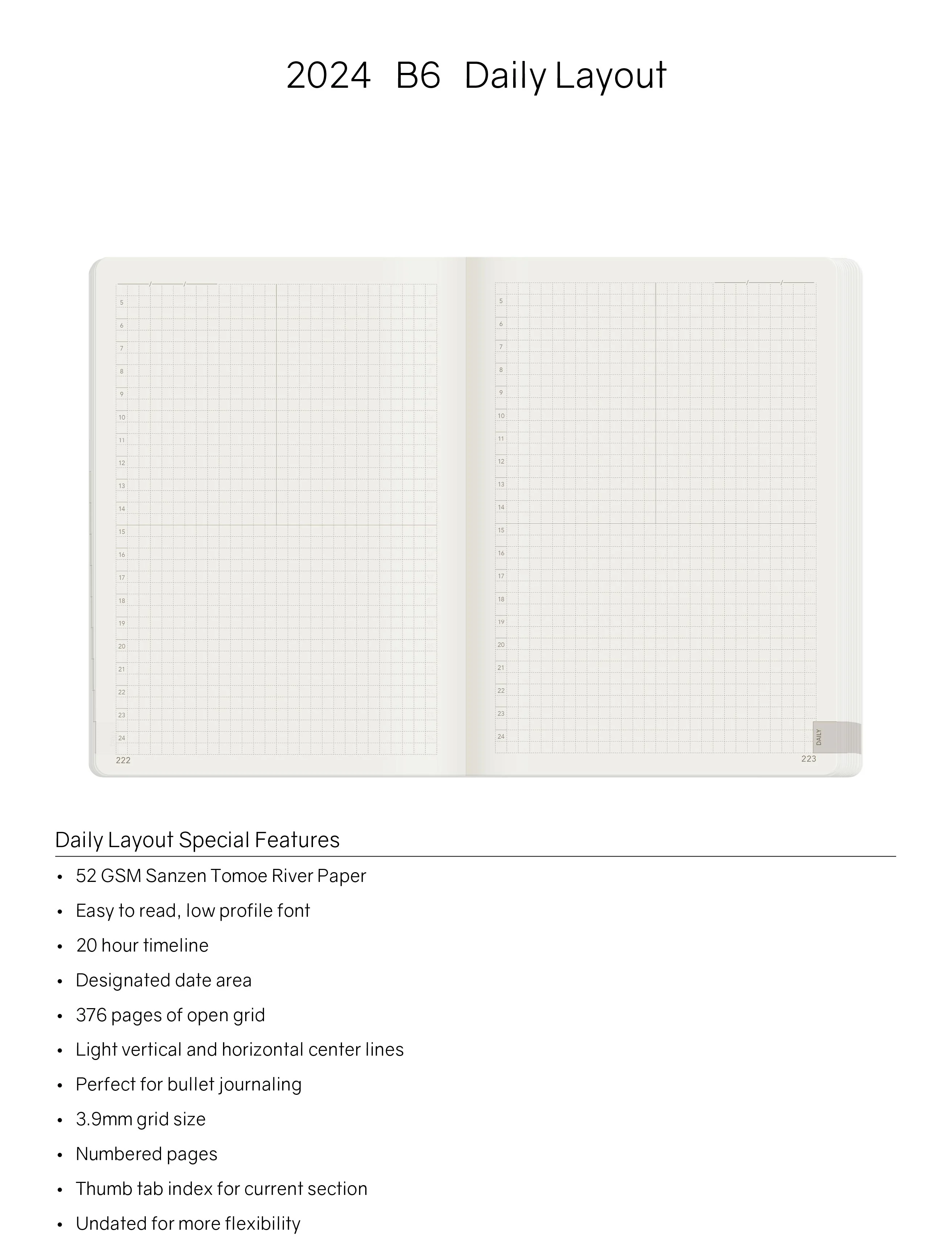2024 B6 Weekly Planner | All-in-One | Stacked Weekends - Image 10