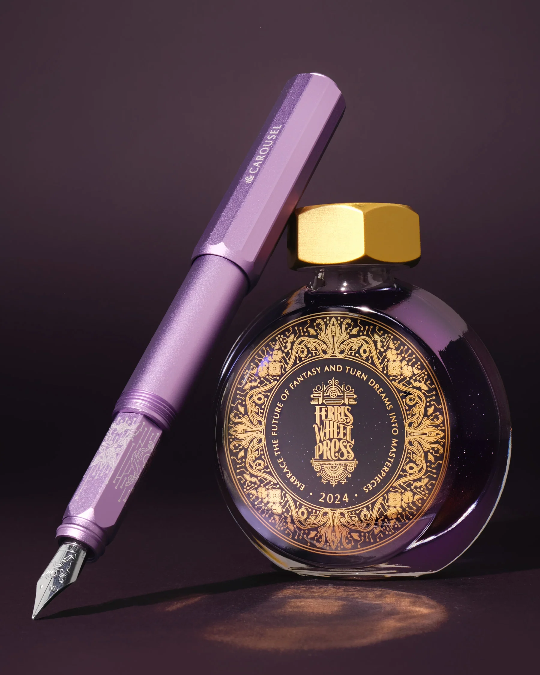 Ferris Wheel Press | Aluminum Fountain Pen | LIMITED EDITION | Aurorealis - Image 7