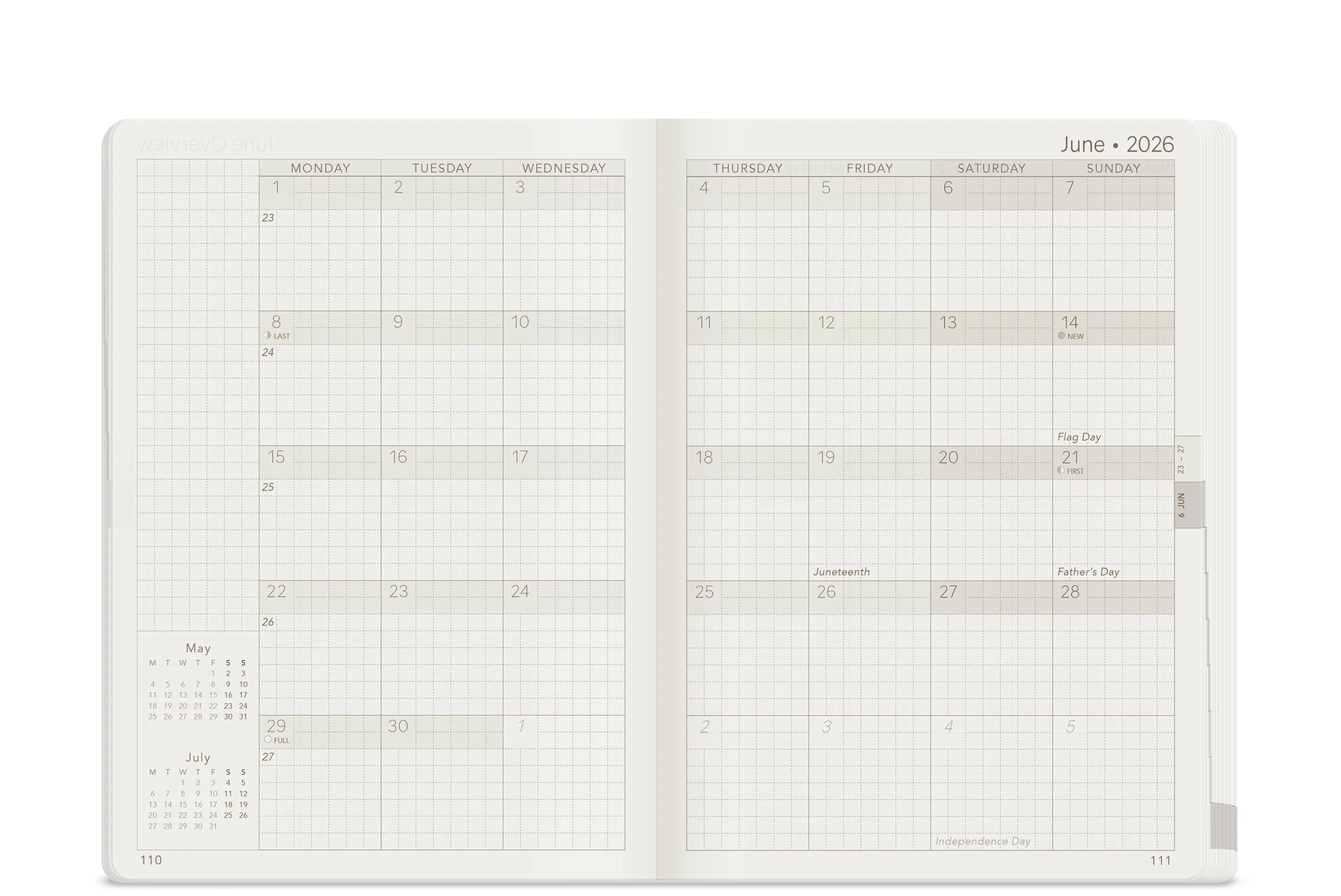 2026 B6 Weekly Planner | All-in-One | Stacked Weekends - Image 10